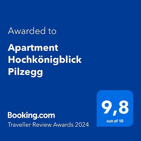 Apartment Hochkoenigblick Pilzegg Embach Zewnętrze zdjęcie